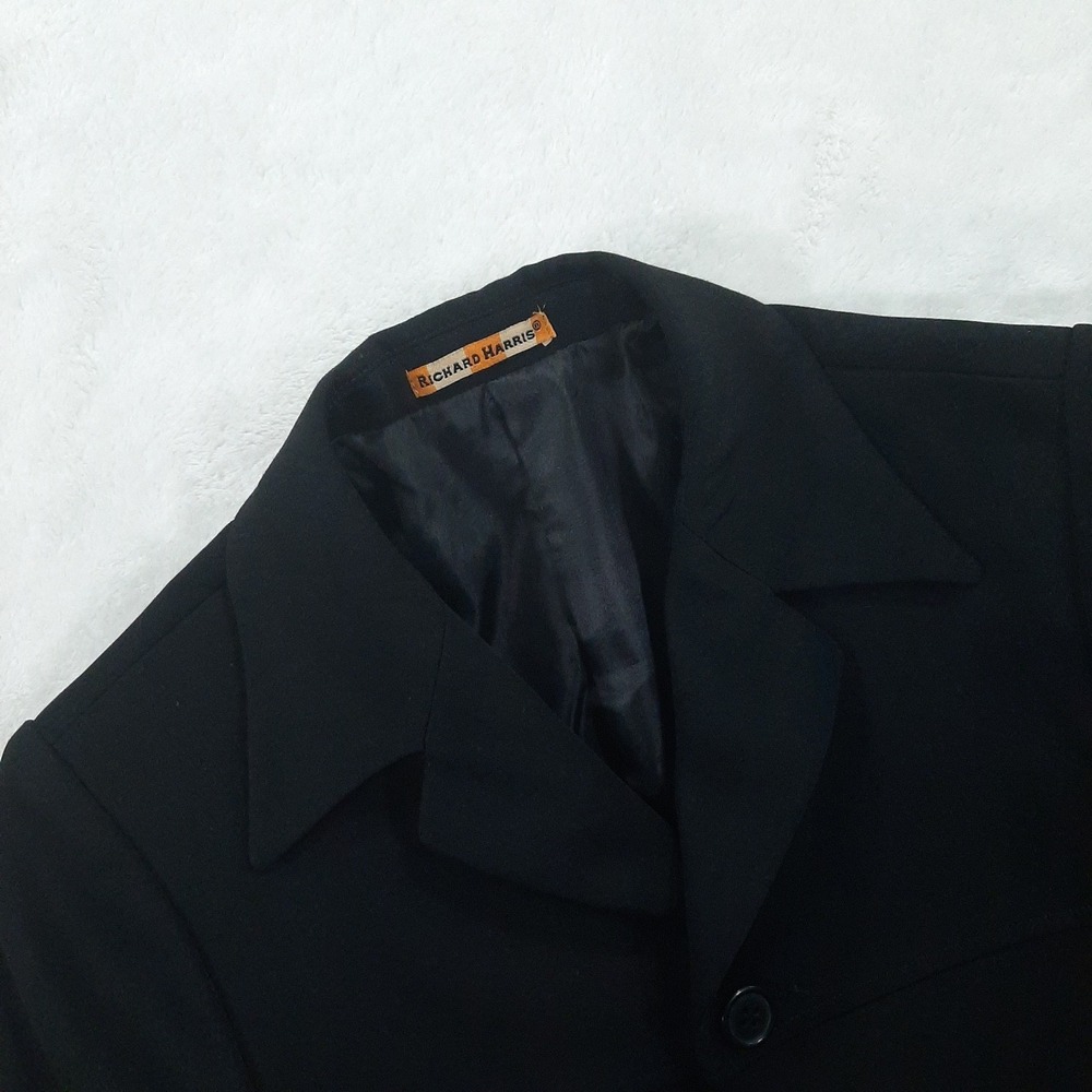 Richard Harris‎ CHILD 12 Black Blazer Single Breasted Formal *see 3rd pic spots*